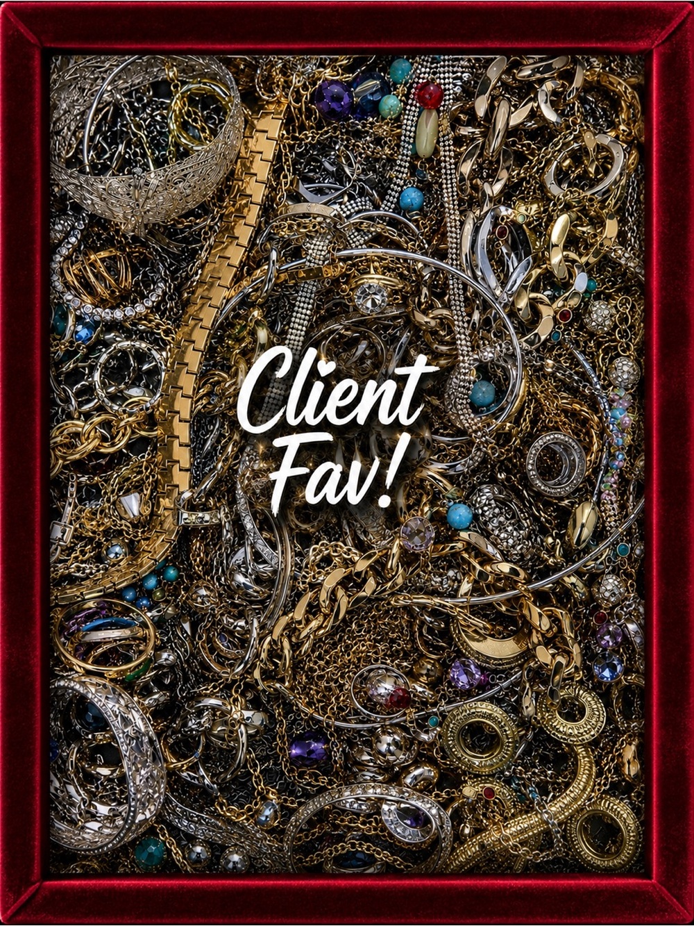 3 LB 3-Way Jewelry Treasure Mix | Organic Pull + Curated + Sight-Unseen Tangled View 6